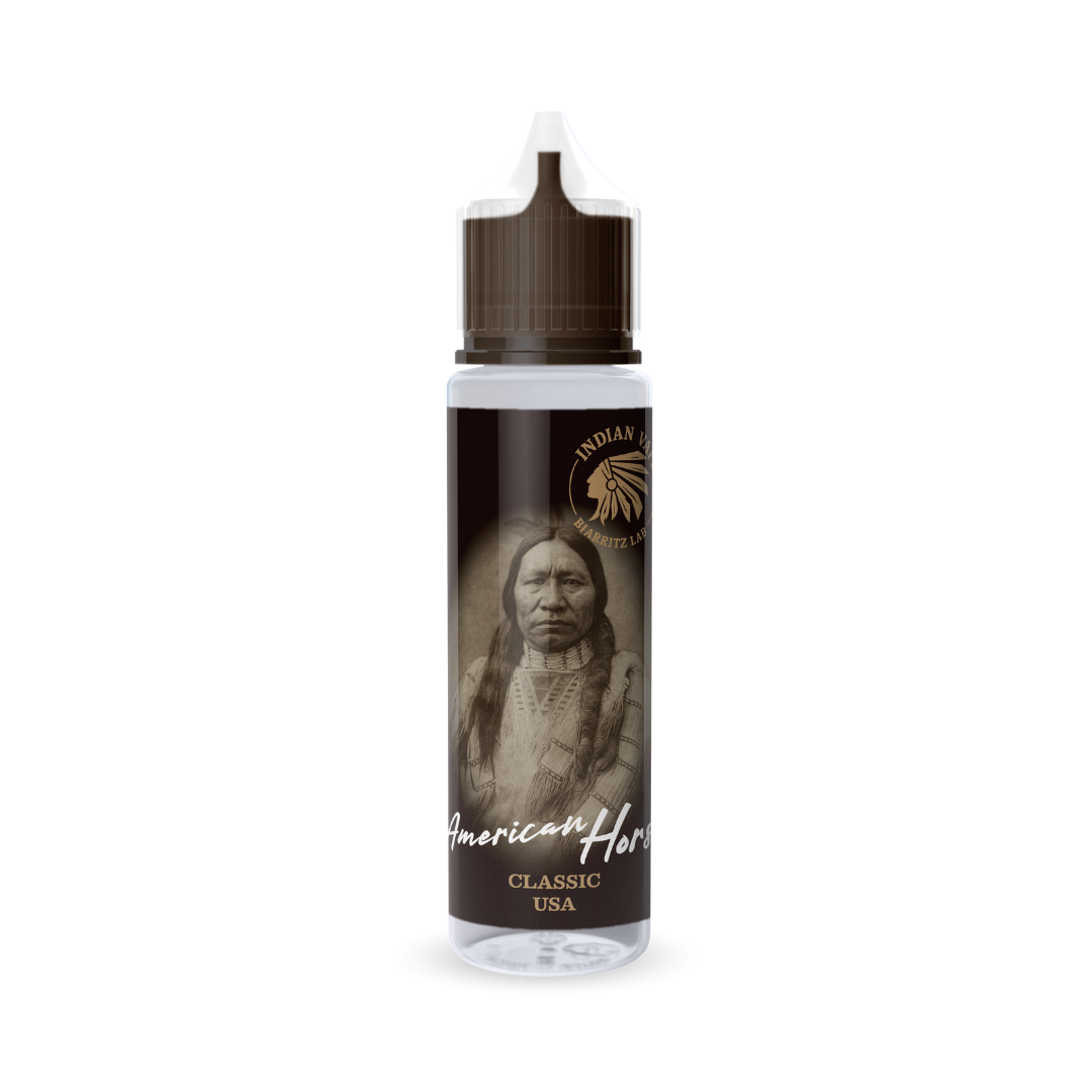 AMERICAN HORSE - Indian Vape (50 ml / 00 mg) BIARRITZ LAB AMERICAN HORSE - Indian Vape (50 ml / 00 mg) BIARRITZ LAB