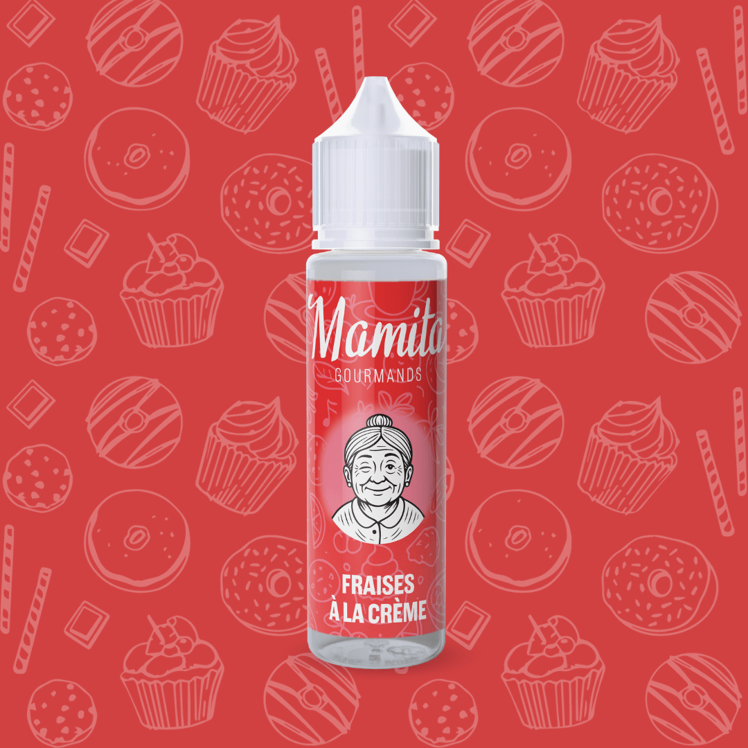 FRAISES À LA CRÈME - Mamita (50 ml / 00 mg)
