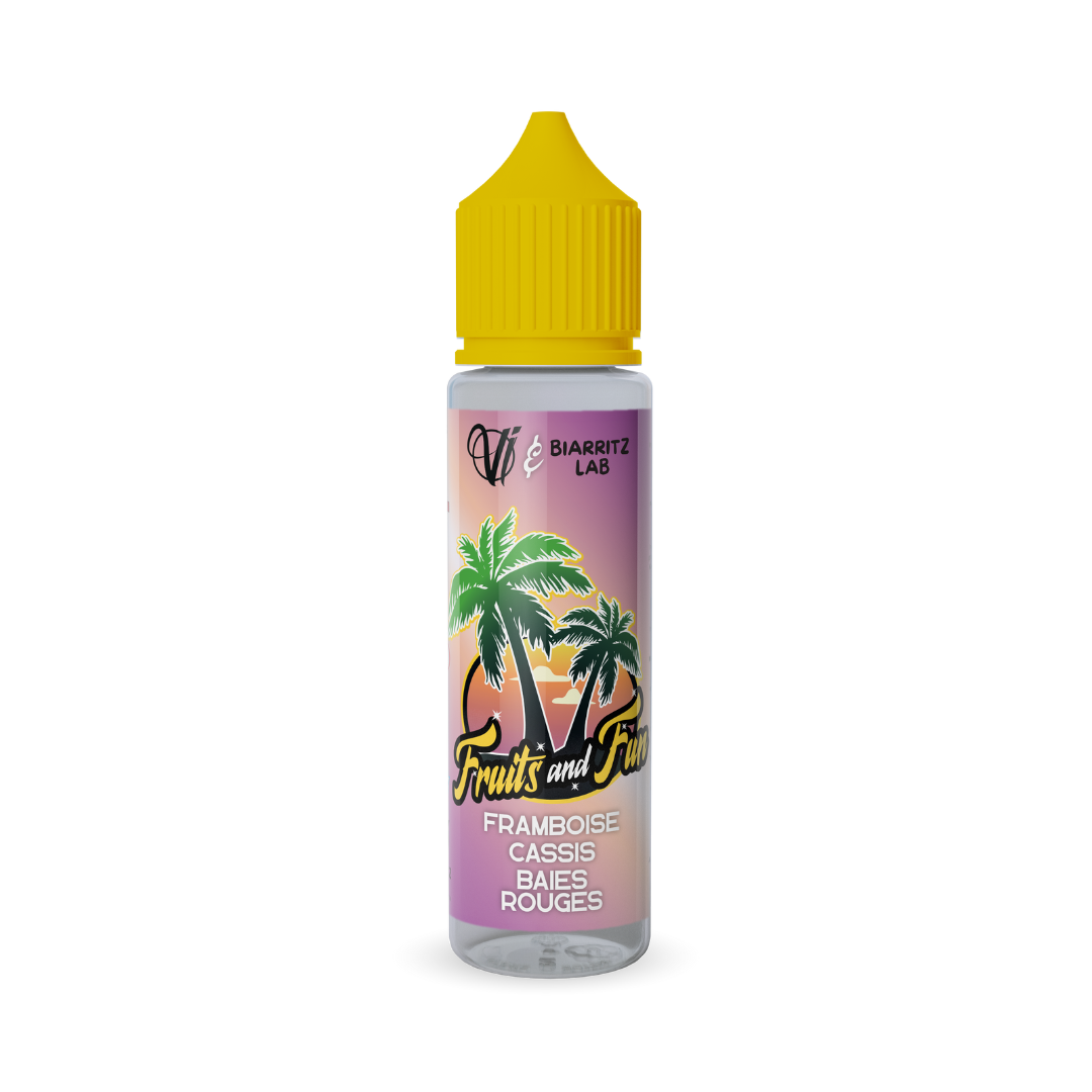 FRAMBOISE CASSIS BAIES ROUGES - Fruits And Fun (50 ml / 00 mg)