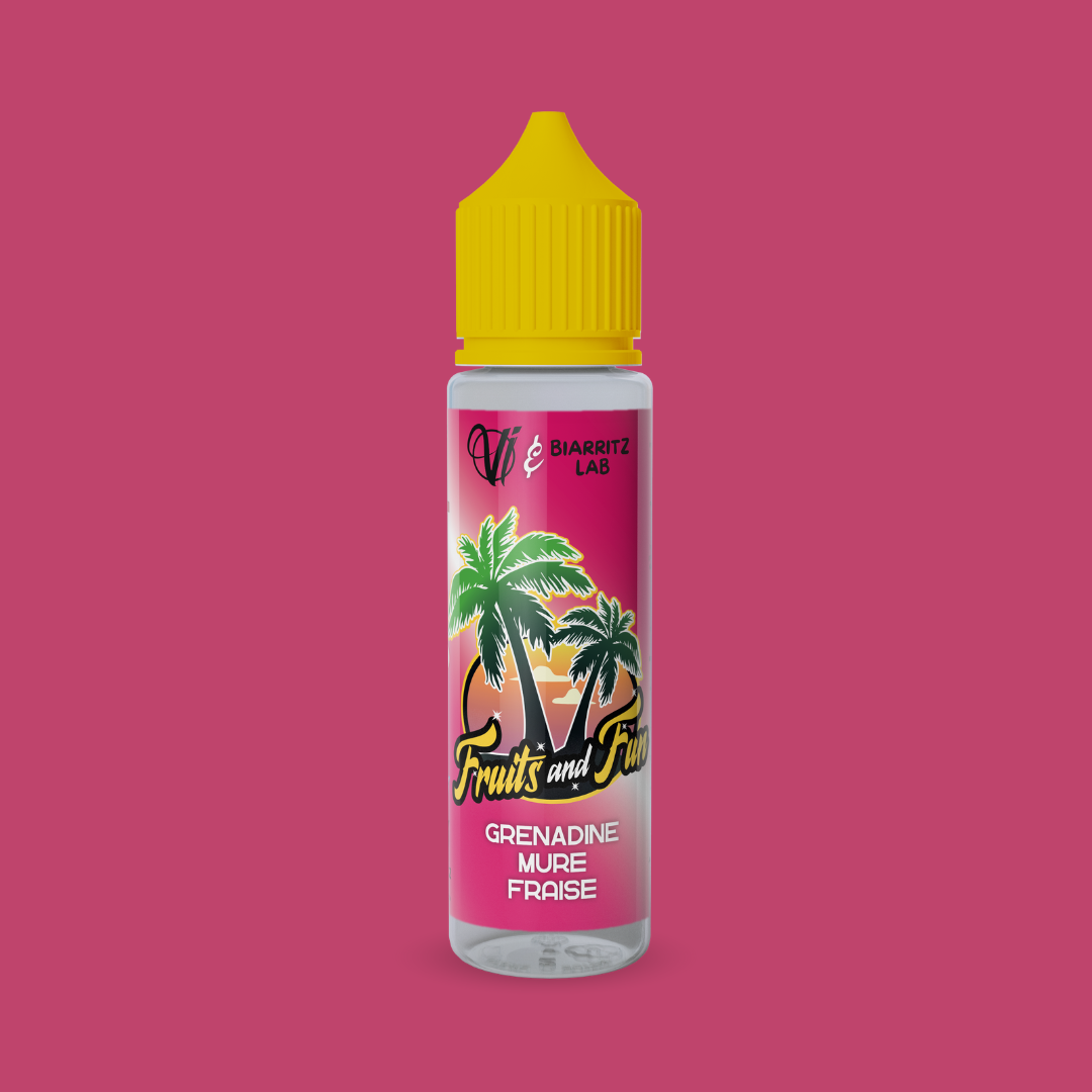 GRENADINE MÛRE FRAISE - Fruits And Fun (50 ml / 00 mg)