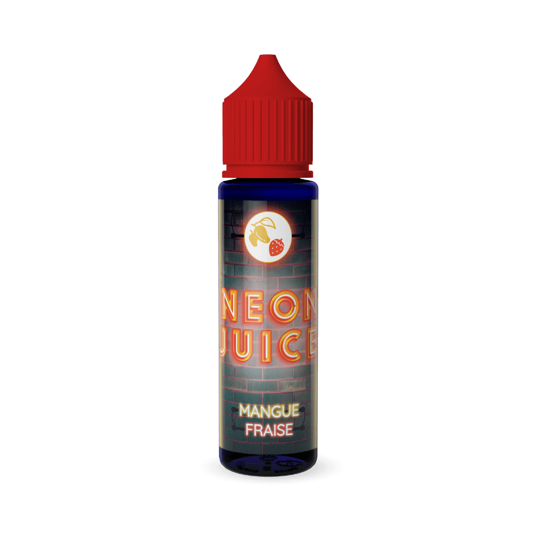 MANGUE FRAISE - Néon Juice (50 ml / 00 mg)