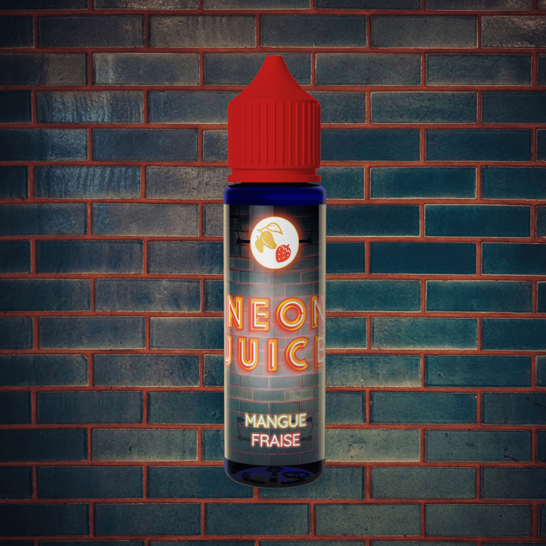 MANGUE FRAISE - Néon Juice (50 ml / 00 mg)